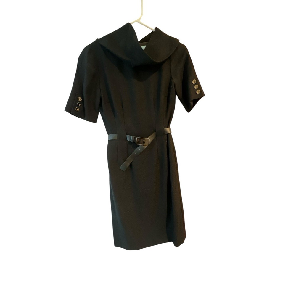 Antonio Melani Short Sleeve Dress Women's 0 Belt Black Business Jackie I